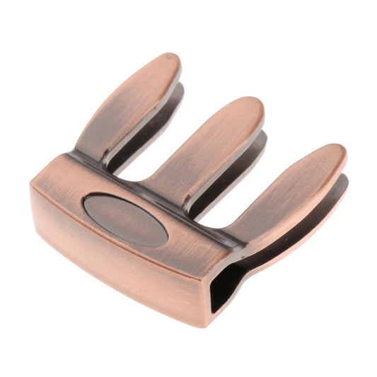 Metal Violin Mute Practice Violin Silencer,Fiddle Silent Silencer Bronze