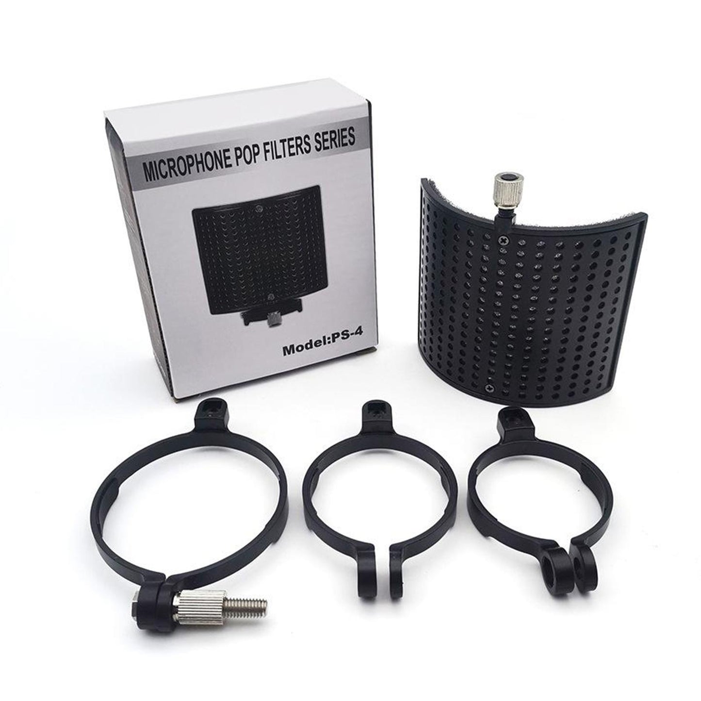 Microphone Isolation Shield Absorber Filter Vocal Isolation Aluminum Panel