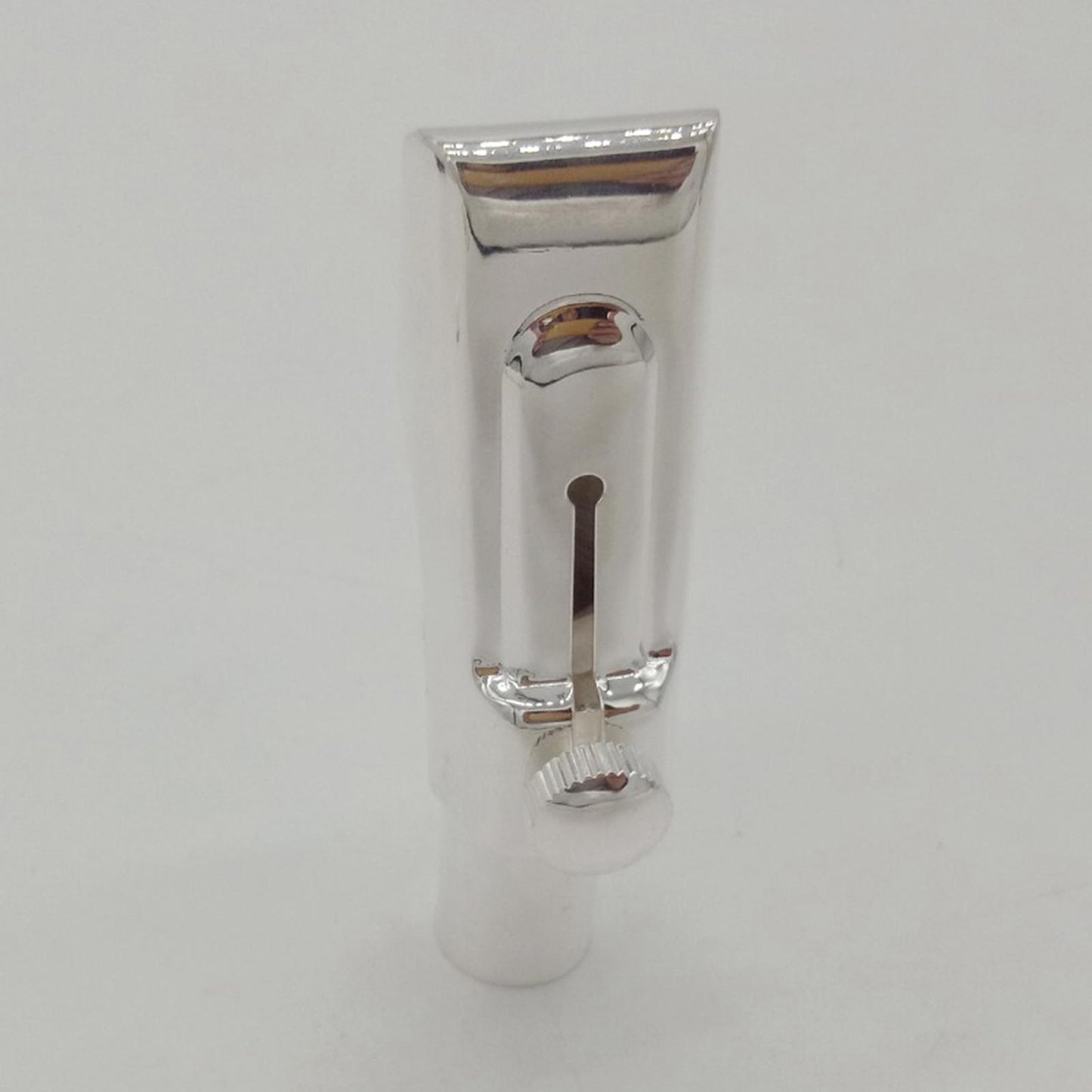 Alto Saxophone Mouthpiece with Ligature and Cap for Beginners Silver Size 8