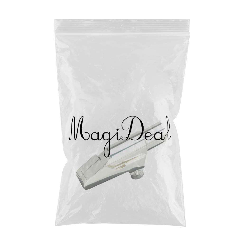 Alto Saxophone Mouthpiece with Ligature and Cap for Beginners Silver Size 8