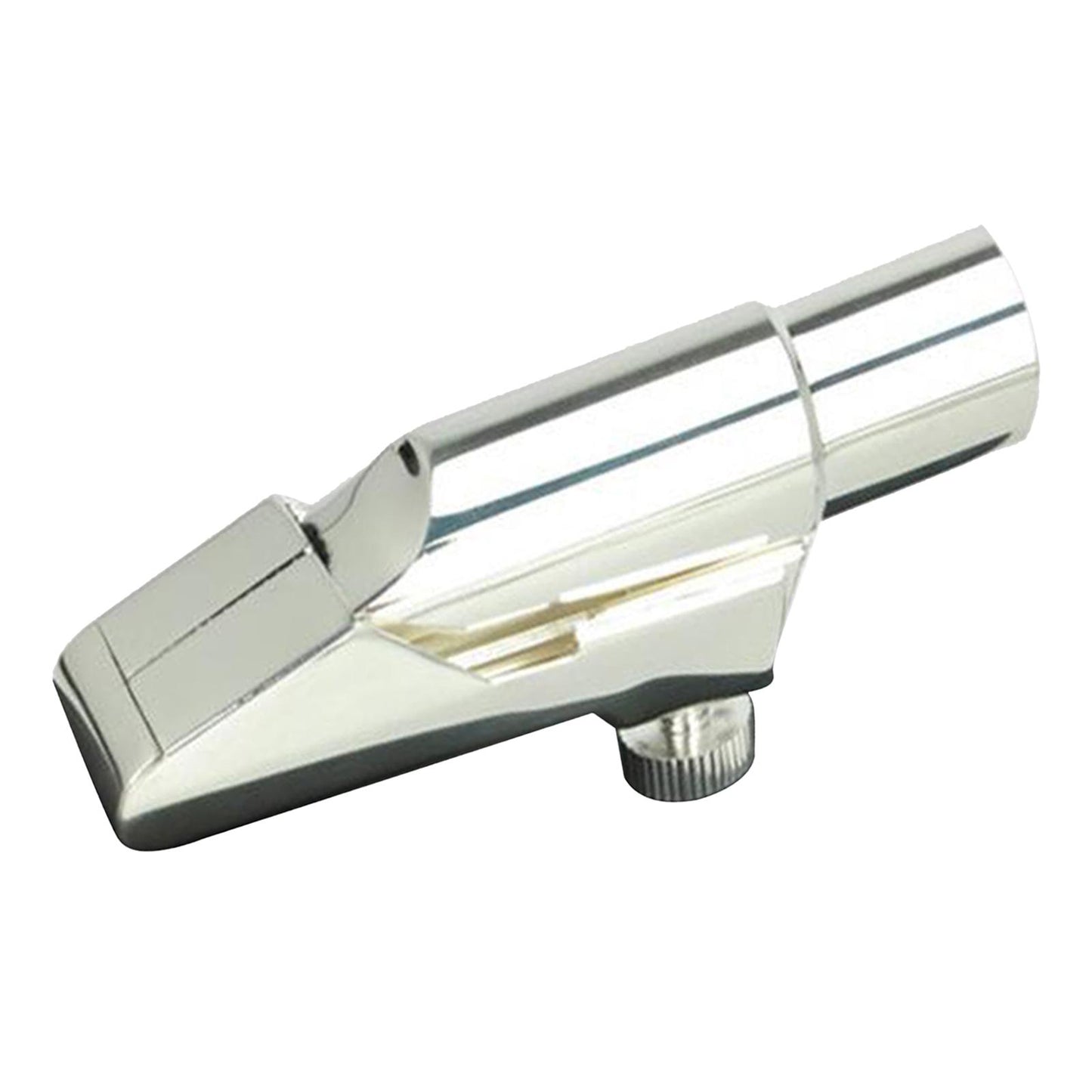 Alto Saxophone Mouthpiece with Ligature and Cap for Beginners Silver Size 8