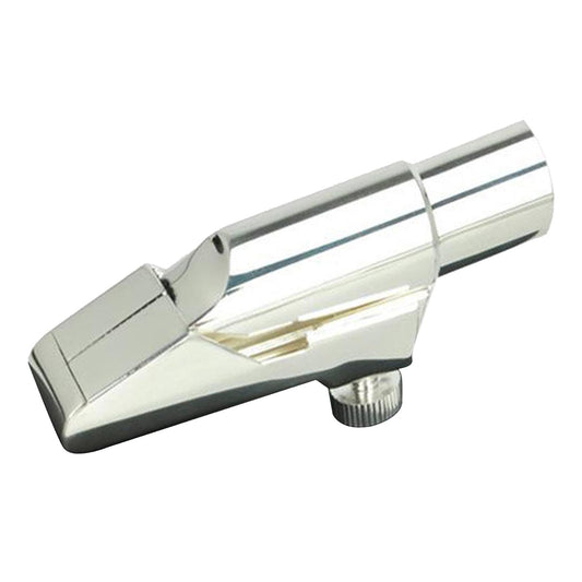 Alto Saxophone Mouthpiece with Ligature and Cap for Beginners Silver Size 8