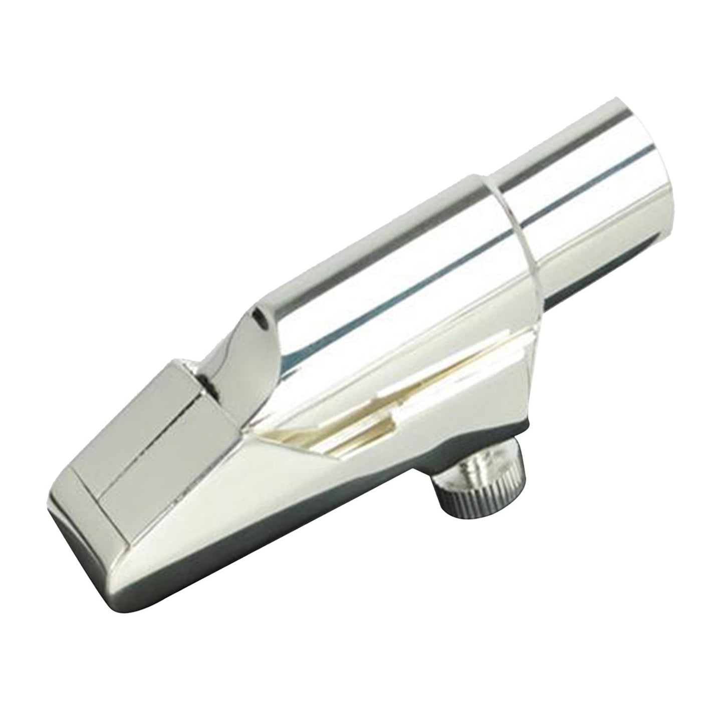 Alto Saxophone Mouthpiece with Ligature and Cap for Beginners Silver Size 8