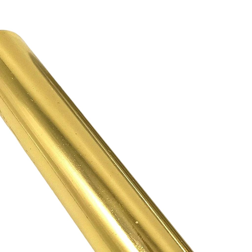 Solid Steel Tone Bar Slide Musical Gold Chrome Guitar Lap Slide Steel Dobro
