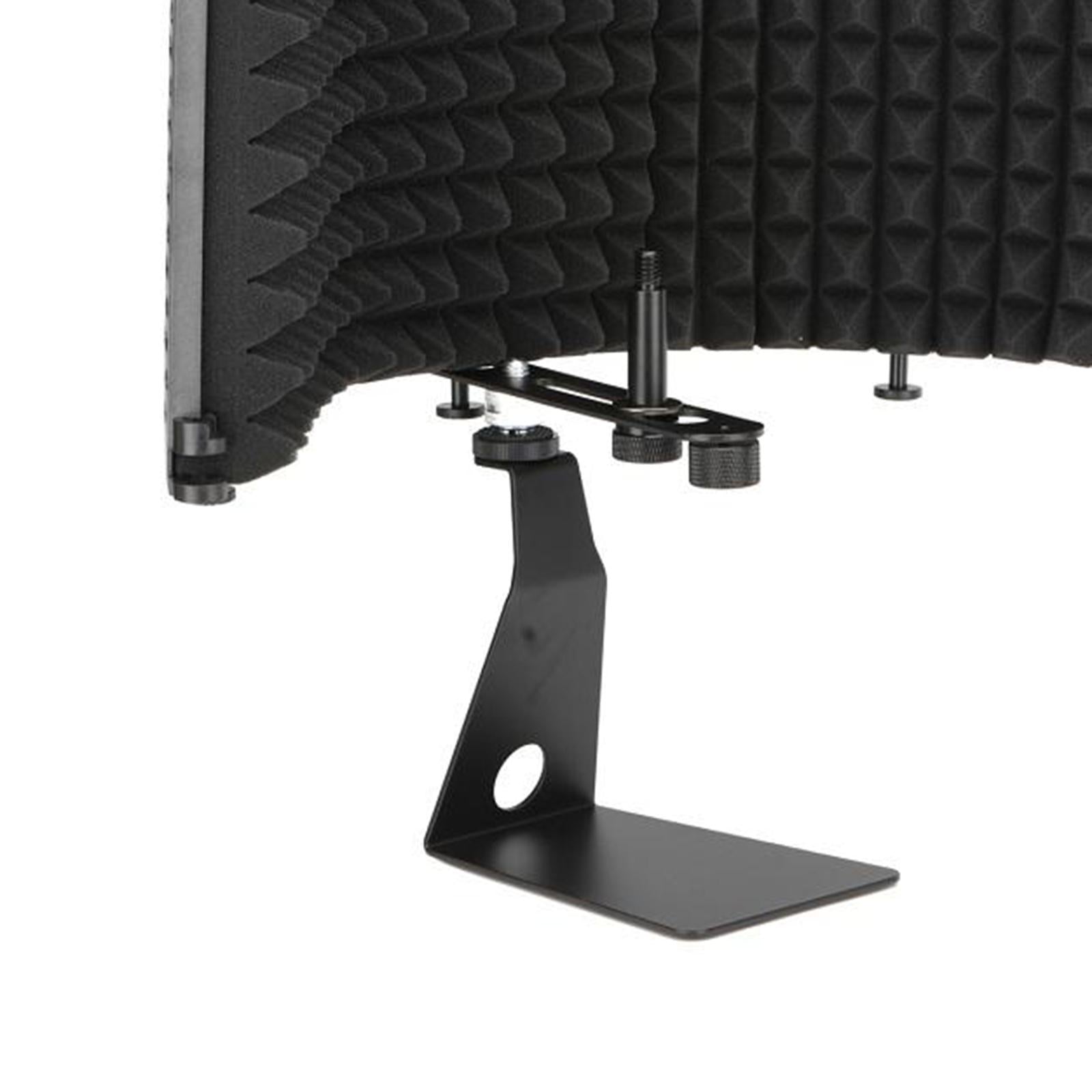 Microphone Isolation Shield with Stand Studio Sound Absorbing Foam Ref ...