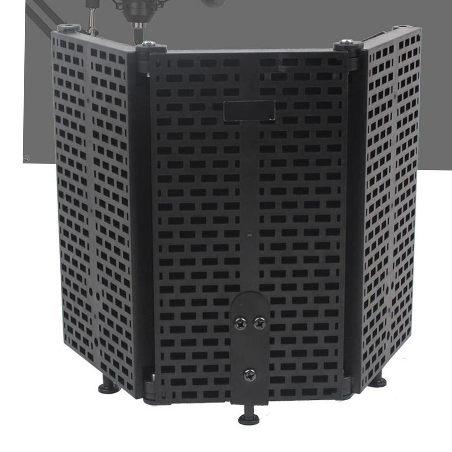 Microphone Isolation Shield with Stand Studio Sound Absorbing Foam Reflector