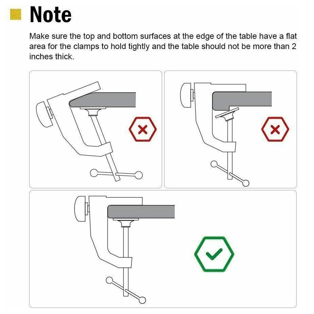 Table Clamp Microphone Suspension Scissor Boom Bracket Stand with Pop Filter