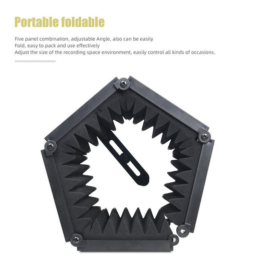 Microphone Shield Isolation Anti-spray Net Shockproof Mount Vocal Booth