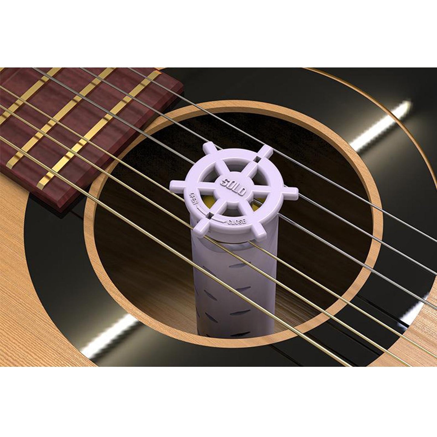 Guitar Humidifier Dampener Acoustic Guitar Sound Hole Moisture Reservoir NEW Yellow