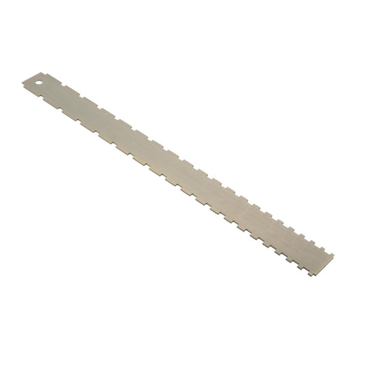 NOTCHED STRAIGHT EDGE for Electric Bass Guitar Neck Tool 16.5 Bronze"