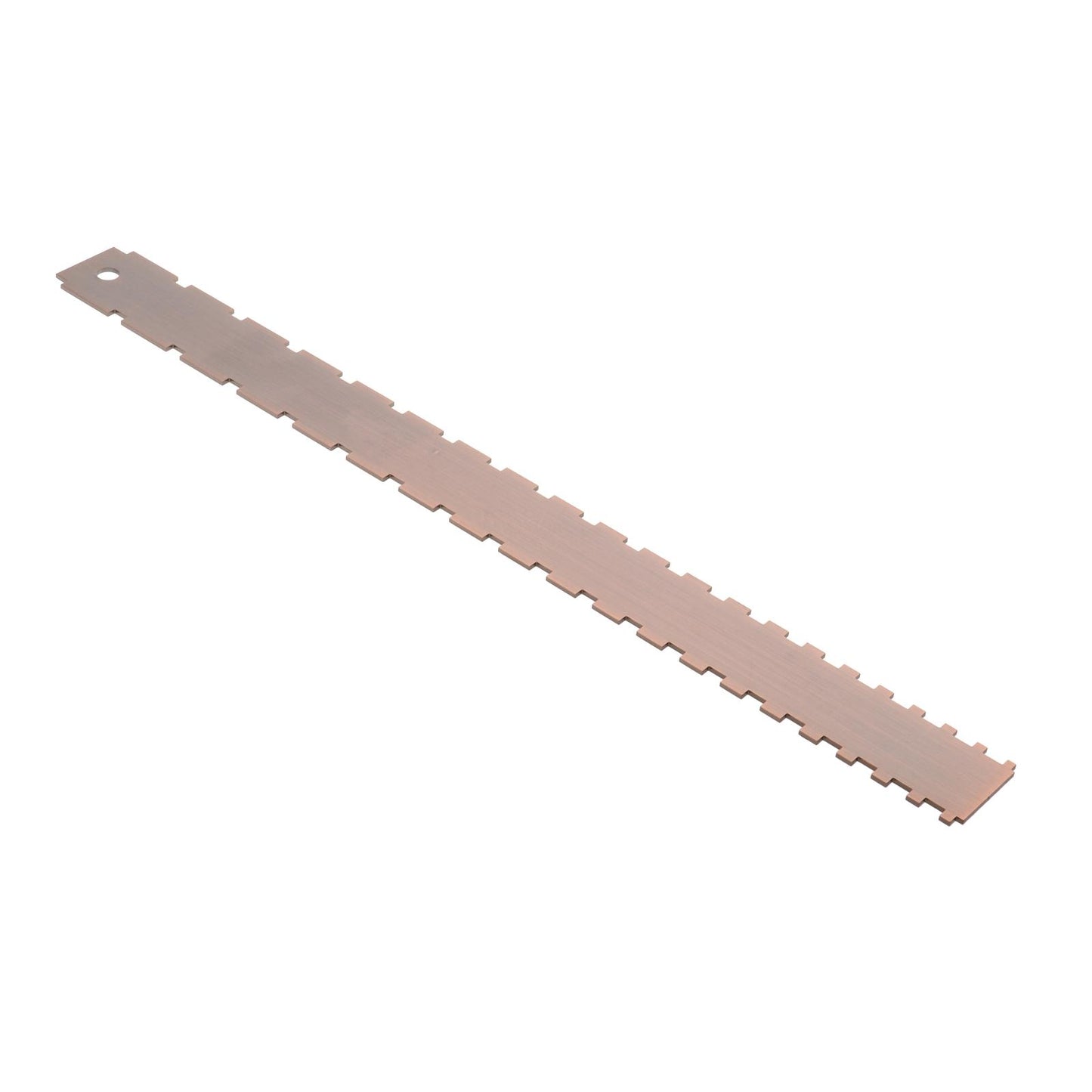 NOTCHED STRAIGHT EDGE for Electric Bass Guitar Neck Tool 16.5 Copper"
