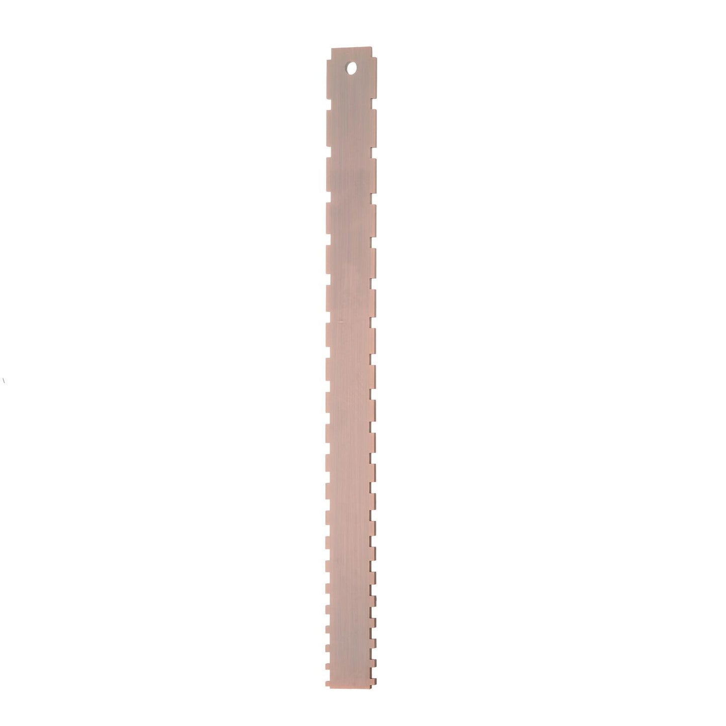 NOTCHED STRAIGHT EDGE for Electric Bass Guitar Neck Tool 16.5 Copper"