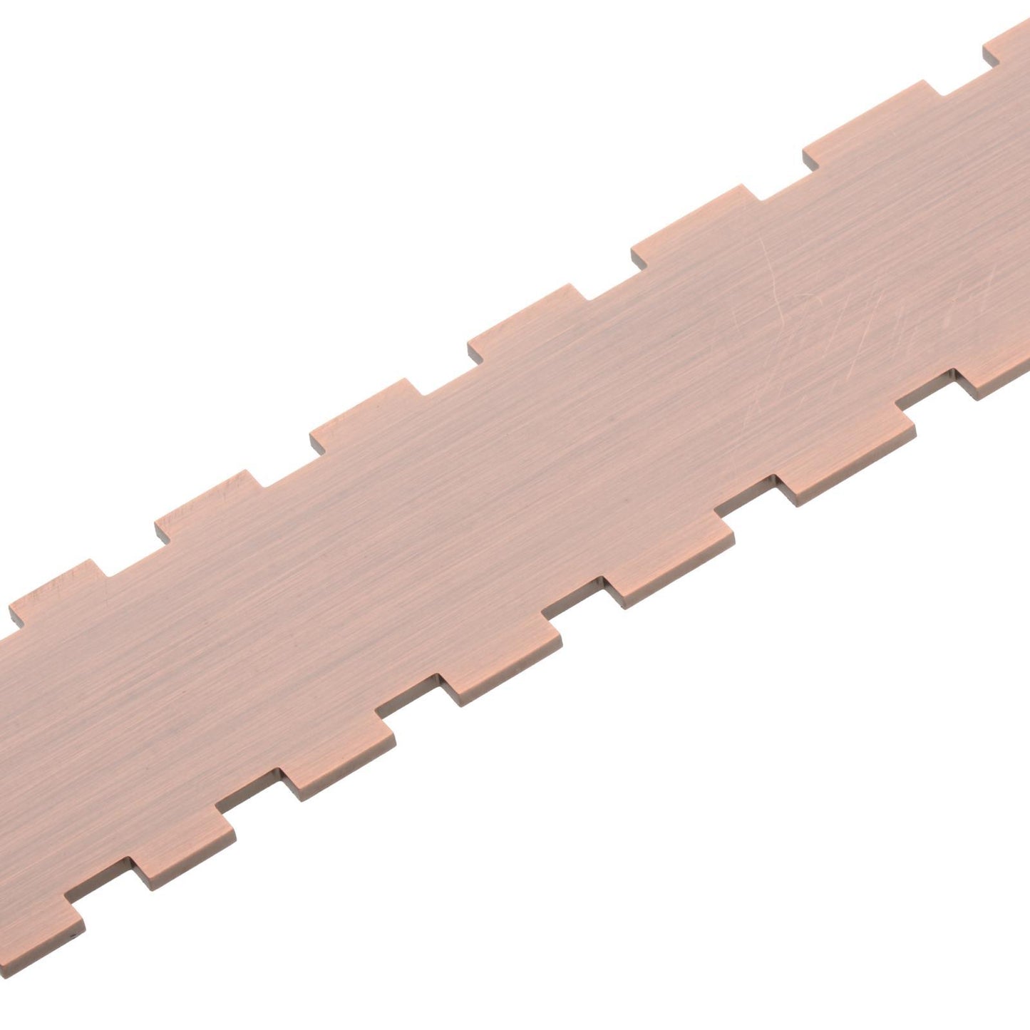 NOTCHED STRAIGHT EDGE for Electric Bass Guitar Neck Tool 16.5 Copper"