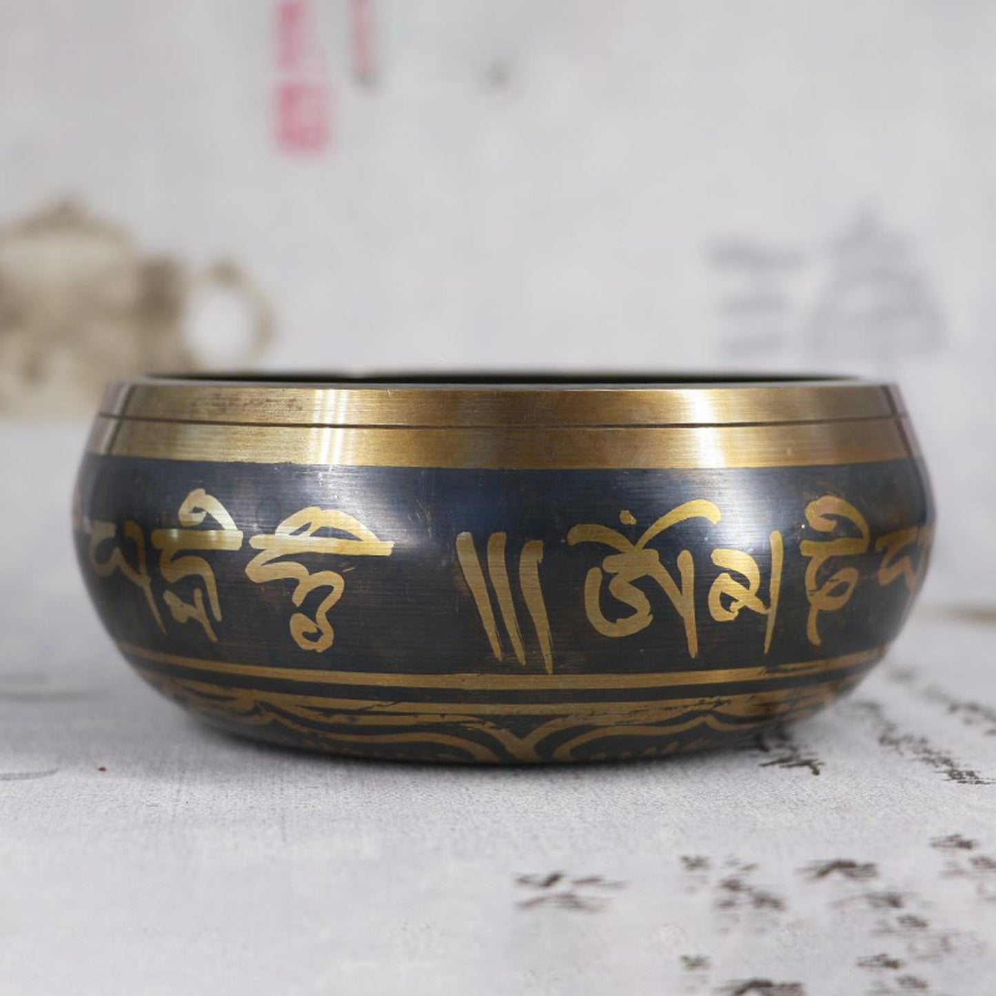 Tibetan Nepal Traditional Singing Bowl Yoga Meditation Bowl Pray 8cm