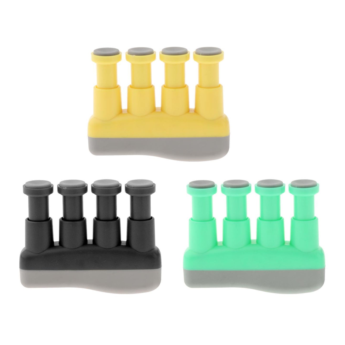 Piano Guitar Finger Exerciser, Hand Strengthener Trainer Tension Exerciser Yellow