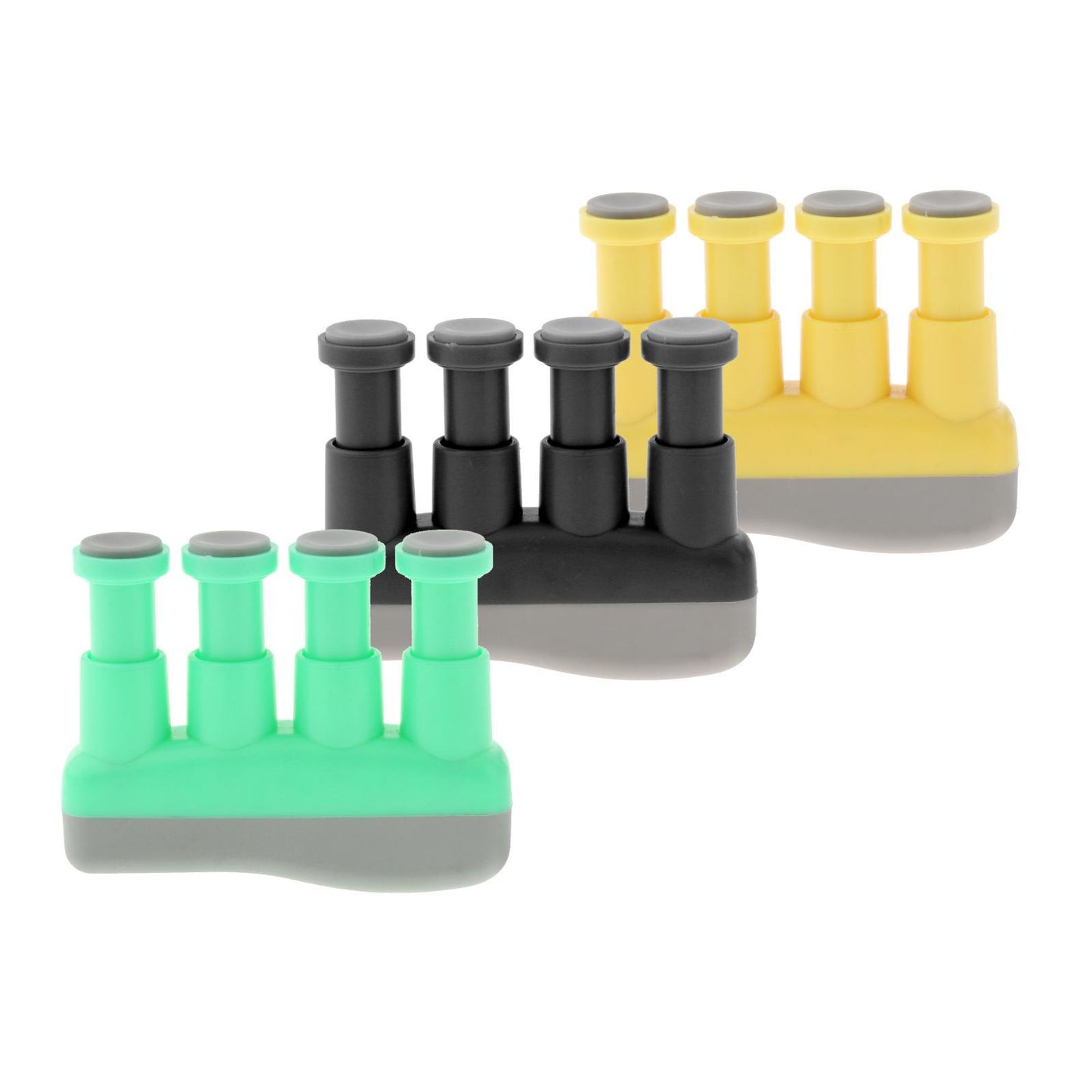 Piano Guitar Finger Exerciser, Hand Strengthener Trainer Tension Exerciser Yellow