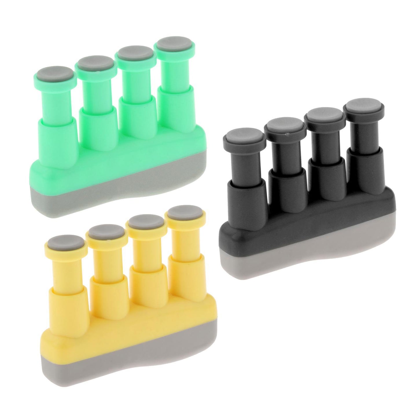 Piano Guitar Finger Exerciser, Hand Strengthener Trainer Tension Exerciser Yellow
