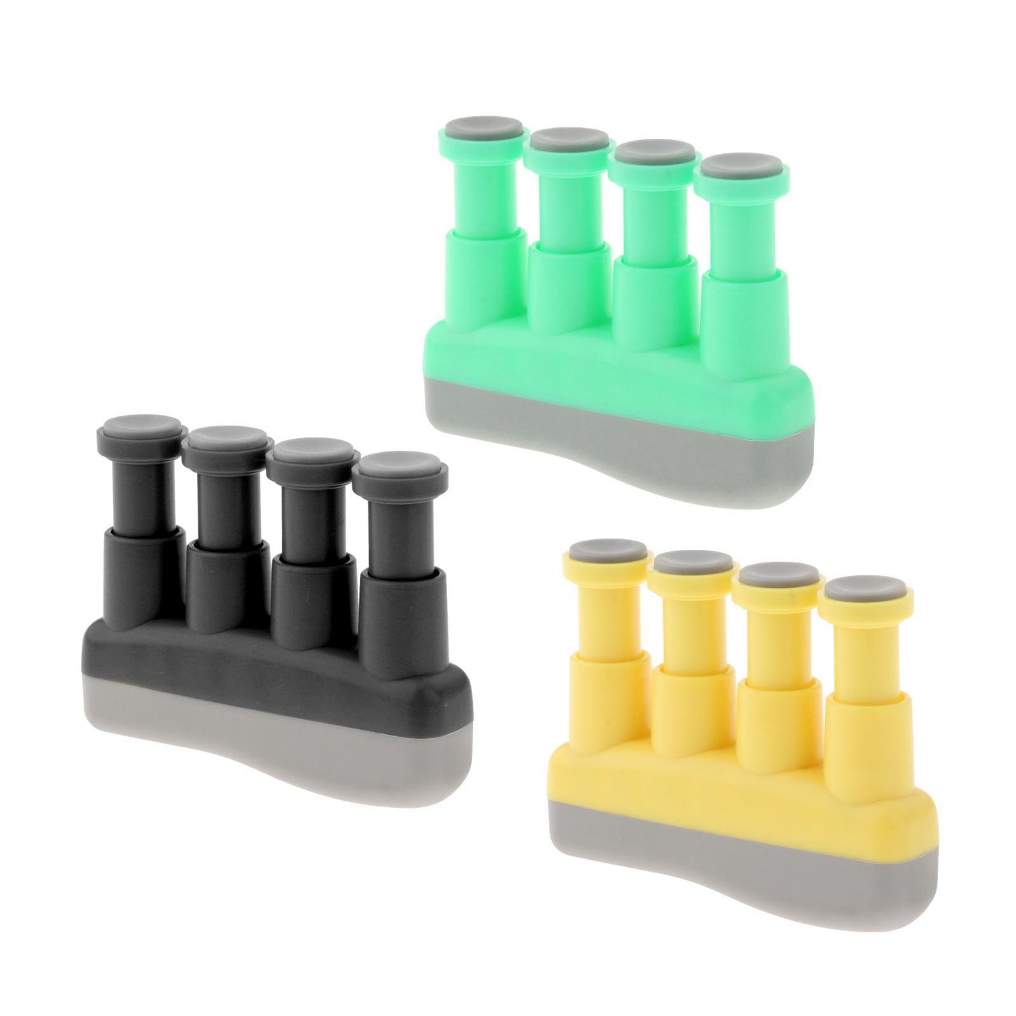 Piano Guitar Finger Exerciser, Hand Strengthener Trainer Tension Exerciser Yellow