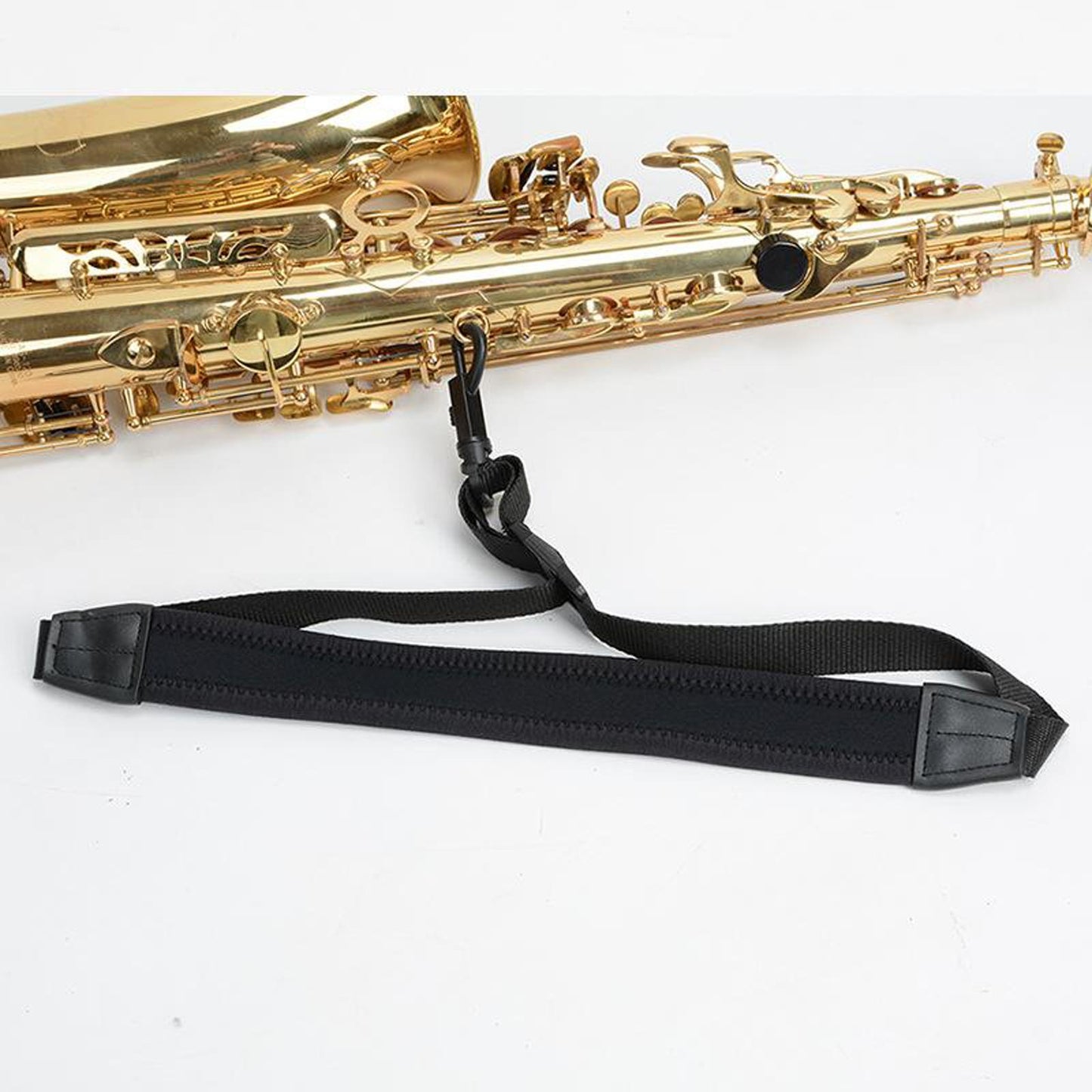 Music Instrument Neck Strap for Saxophones, Horns, Bass Clarinets, Bassoons