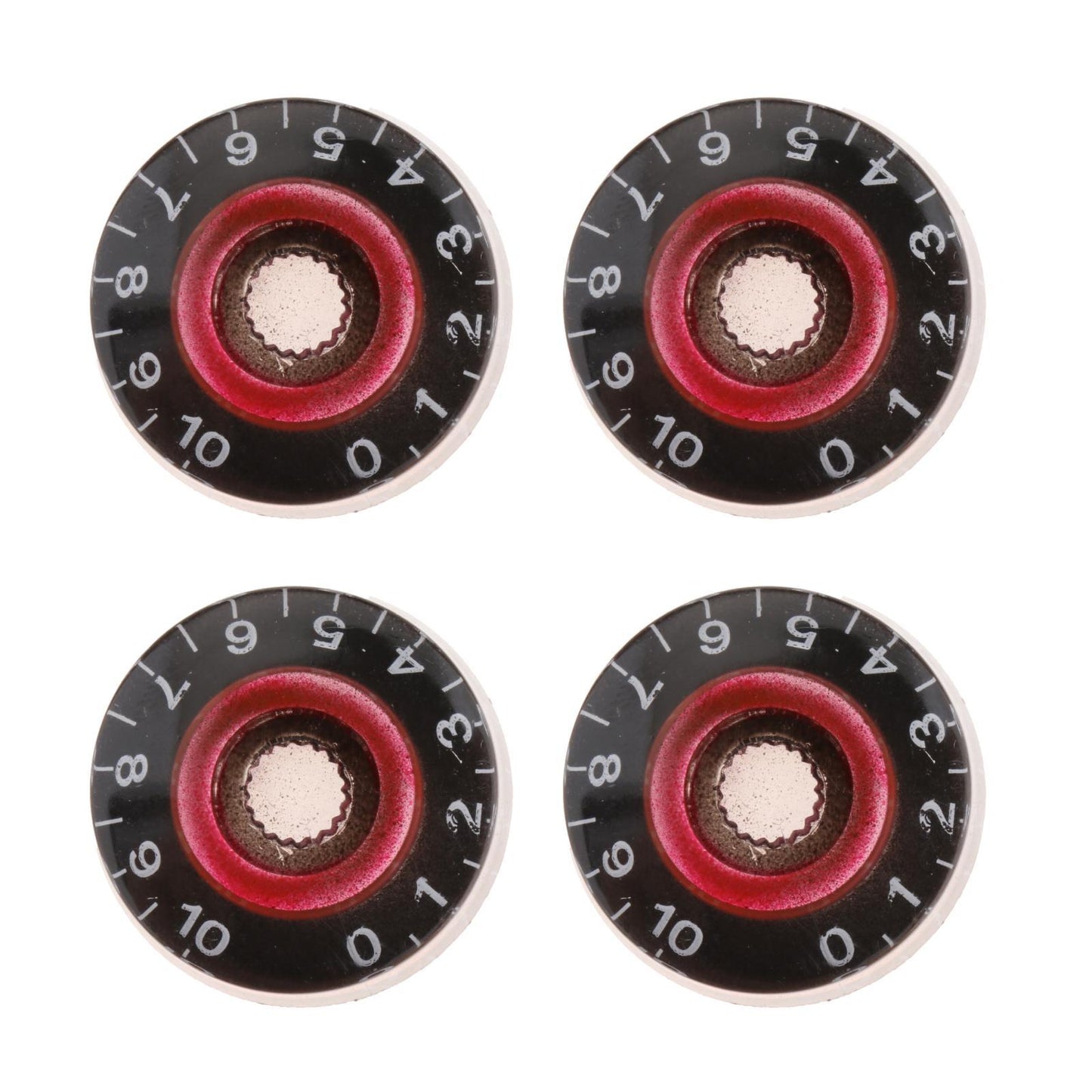 Guitar Tone and Volume Knobs and Number Top Hat for LP Old Broken Parts style 1