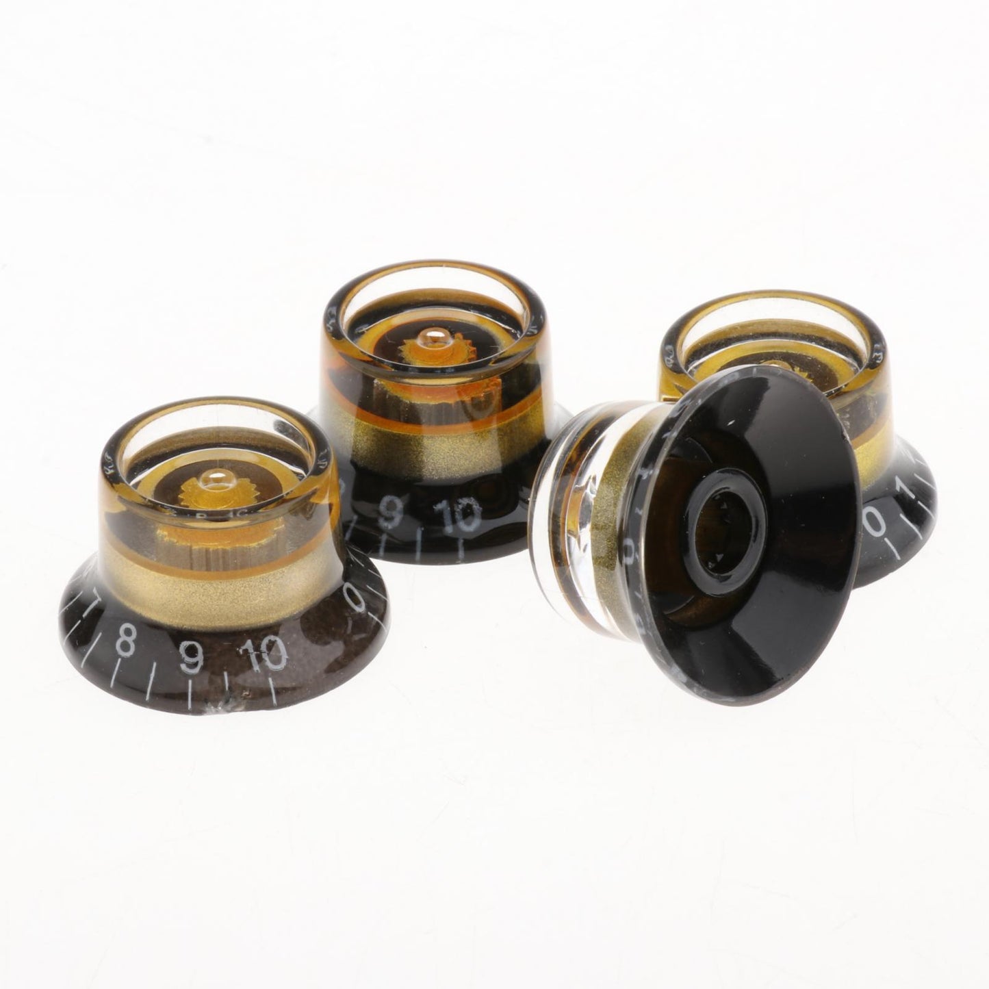 Guitar Tone and Volume Knobs and Number Top Hat for LP Old Broken Parts style 2