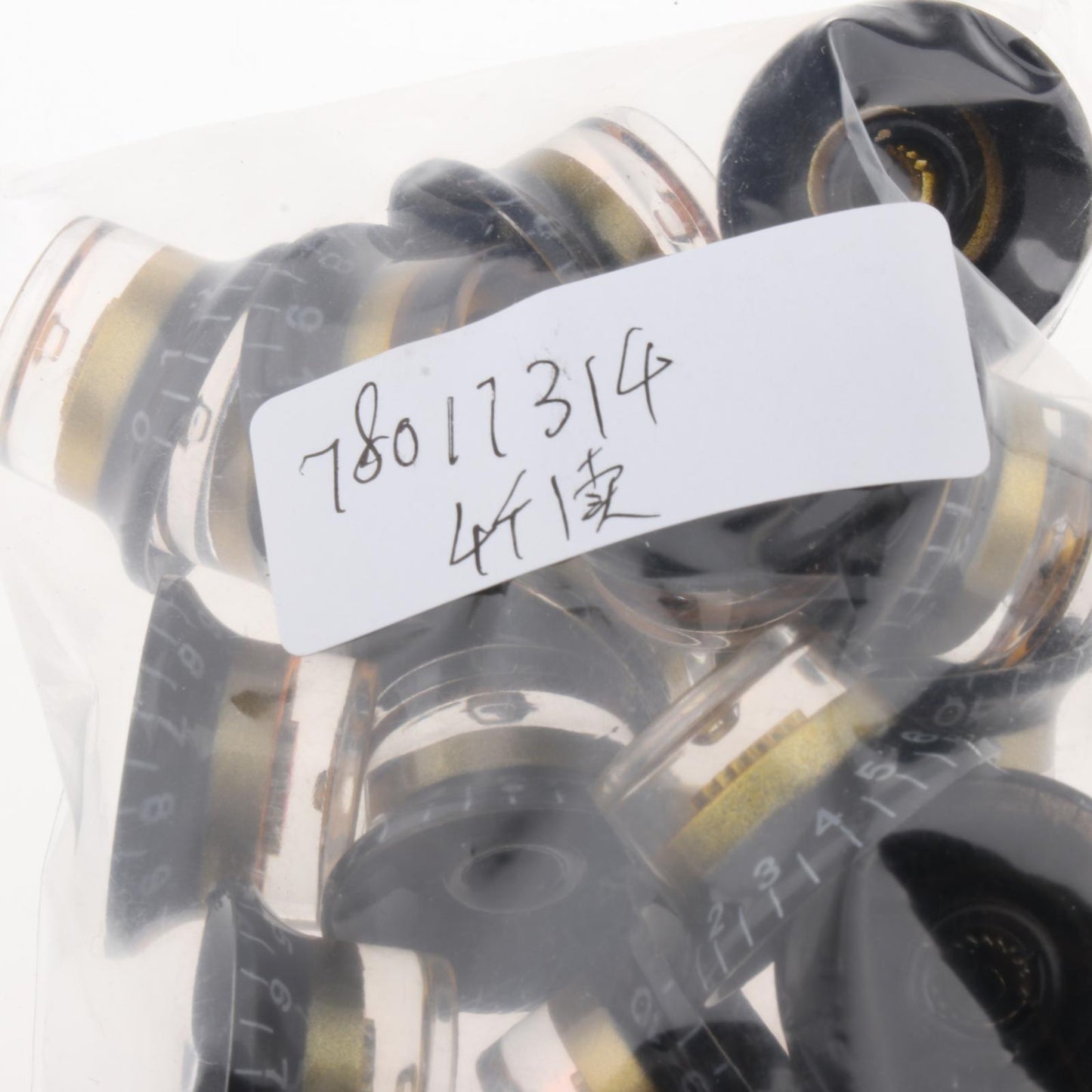 Guitar Tone and Volume Knobs and Number Top Hat for LP Old Broken Parts style 2