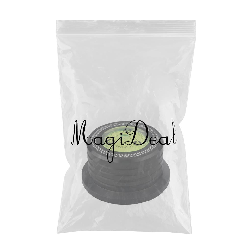 50Hz Record Weight Stabilizer Turntable Clamp Stabilizer LP Disc Stabilizer Black