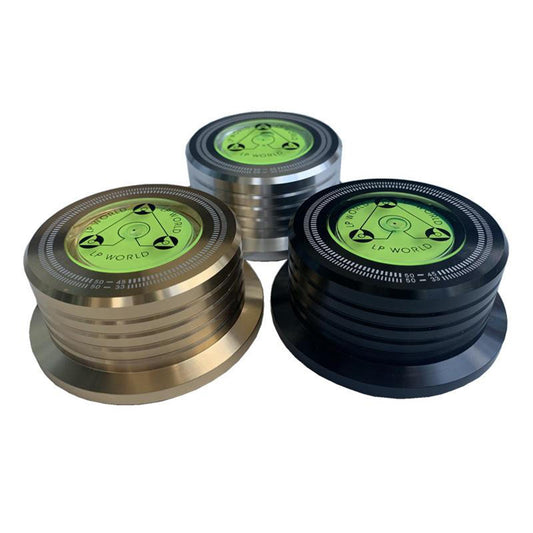 50Hz Record Weight Stabilizer Turntable Clamp Stabilizer LP Disc Stabilizer Golden