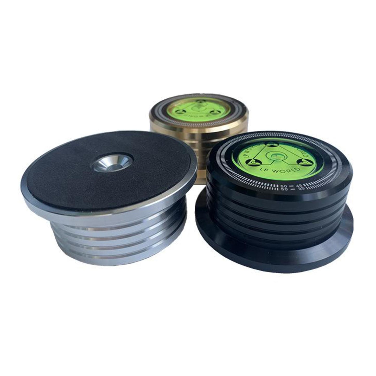 50Hz Record Weight Stabilizer Turntable Clamp Stabilizer LP Disc Stabilizer Golden