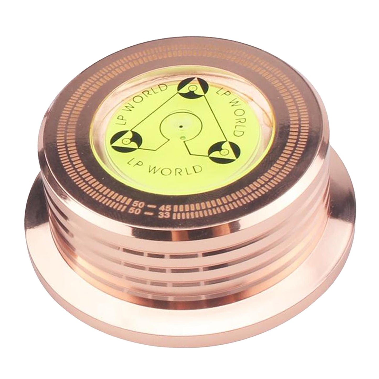 50Hz Record Weight Stabilizer Turntable Clamp Stabilizer LP Disc Stabilizer Golden