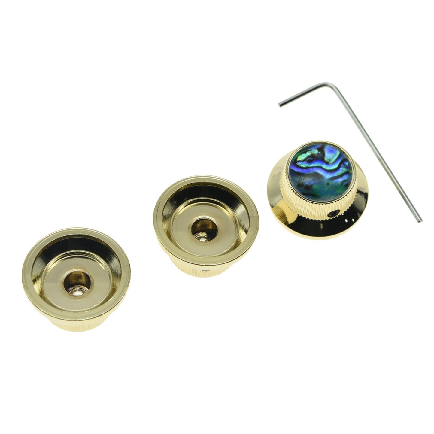 3pcs Guitar Control Knob Volume Knobs for Electric Guitar Instrument Golden