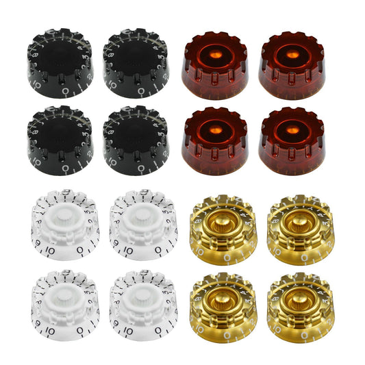 4PCS Guitar Tone Volume Speed Knobs for LP Electric Guitar White