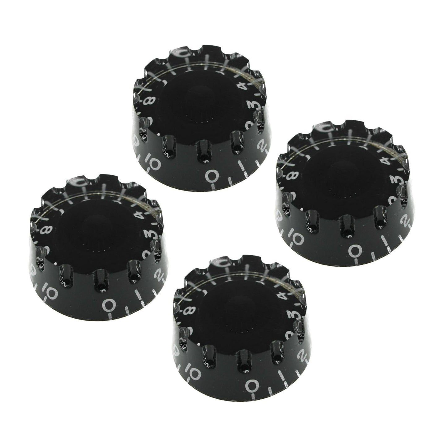 4PCS Guitar Tone Volume Speed Knobs for LP Electric Guitar Black