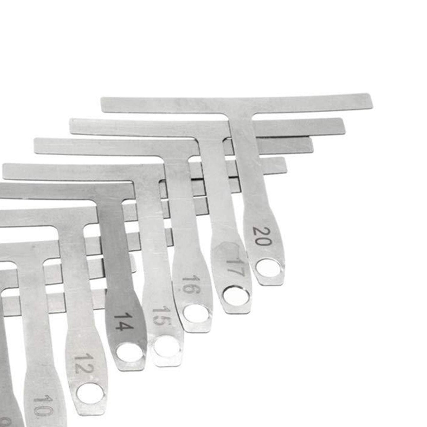 Guitar Luthier Tools Kit String Action Ruler Gauge Feeler Gauge Style 1