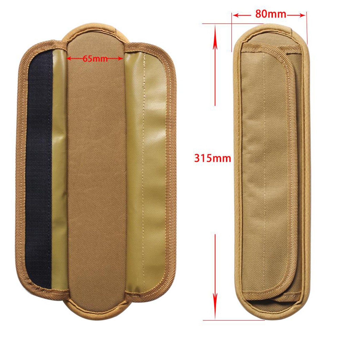Guitar Shoulder Strap Pad Durable Widened Backpack Guitar Protective Pad Brown