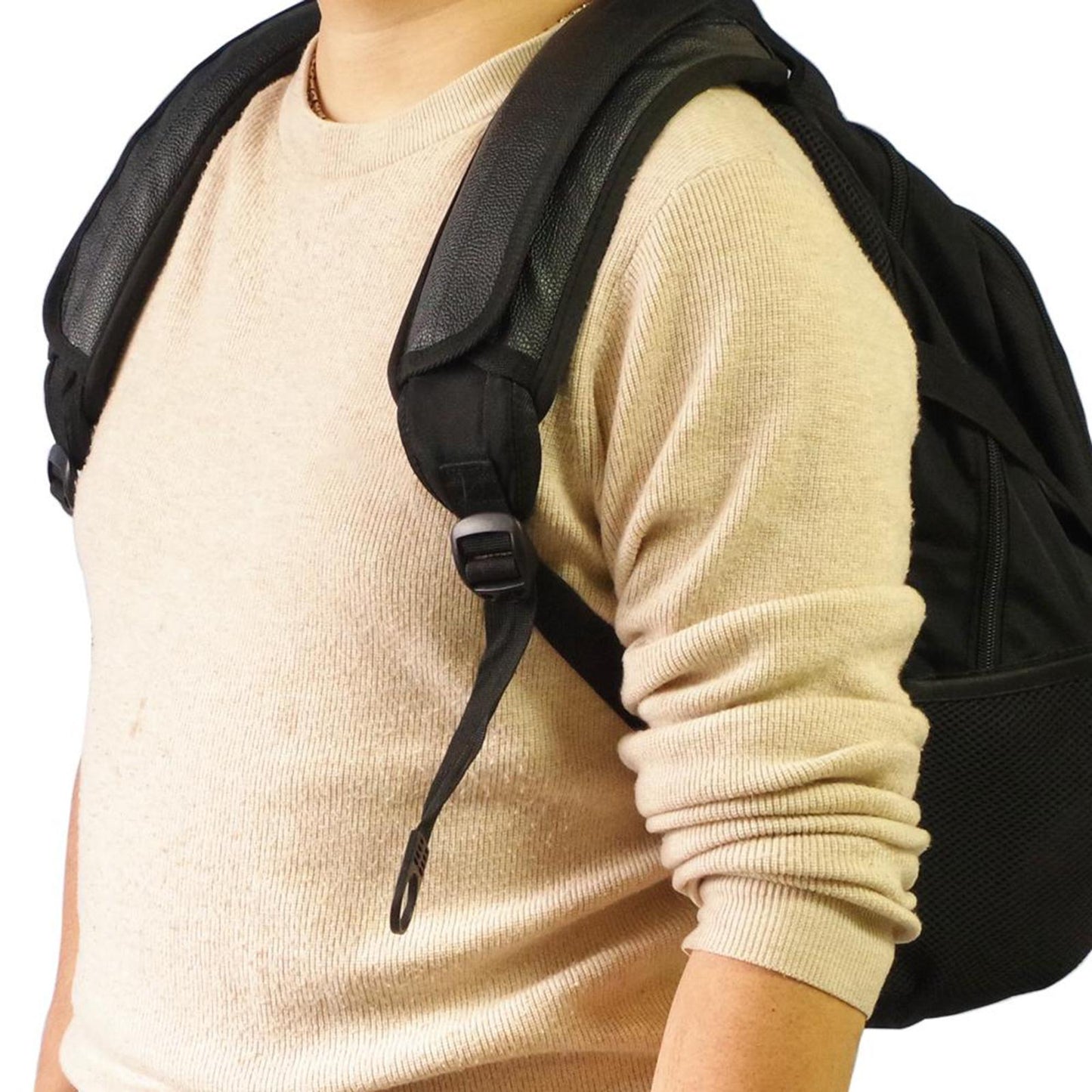 Guitar Shoulder Strap Pad Durable Widened Backpack Guitar Protective Pad Black C