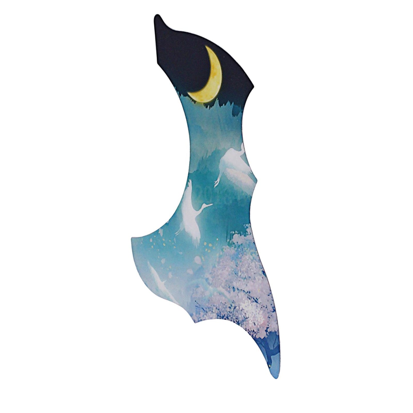Moon Egret Sakura Acoustic Guitar Pickguard Sticker Anti-Scratch Guard Plate