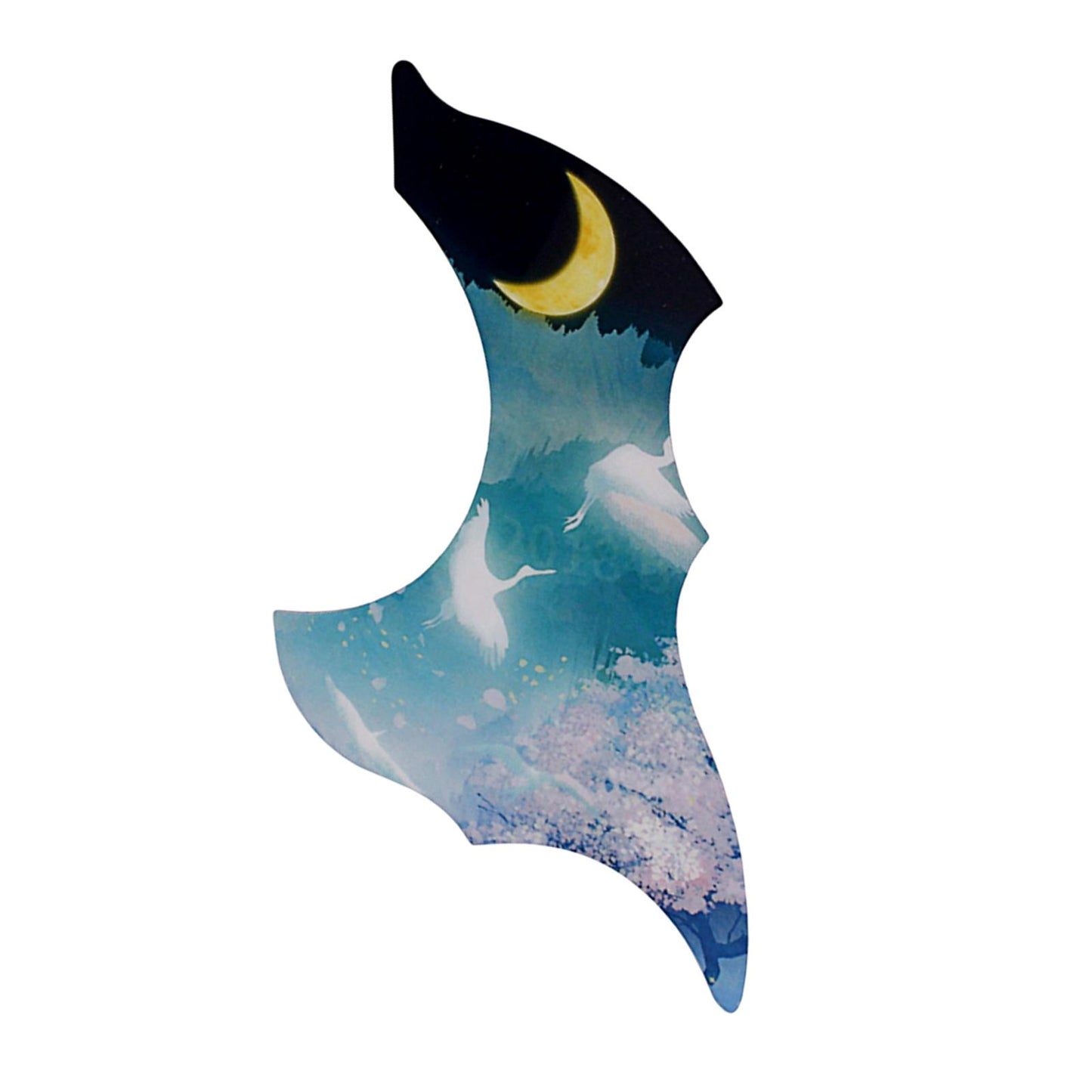 Moon Egret Sakura Acoustic Guitar Pickguard Sticker Anti-Scratch Guard Plate