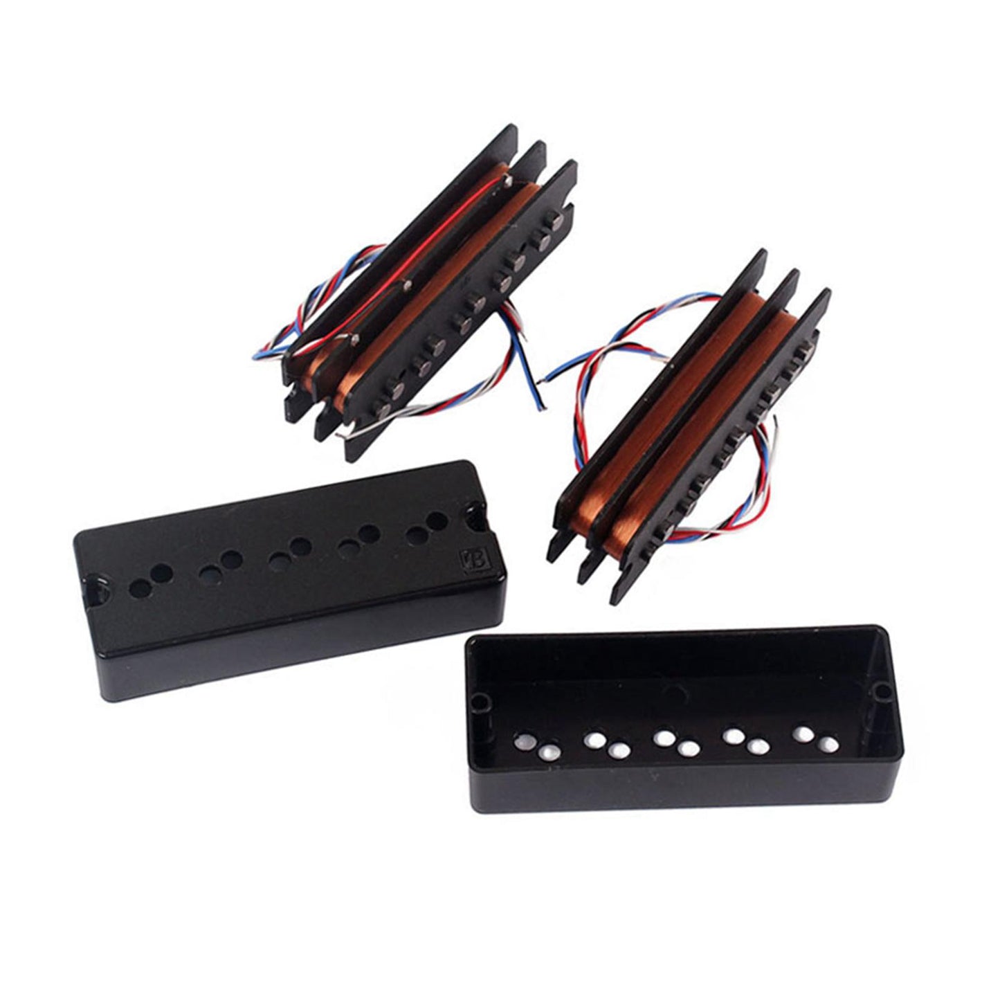 2 Pieces Prewired Bass Pickup Set 5 string, Guitar Pickup Accessory