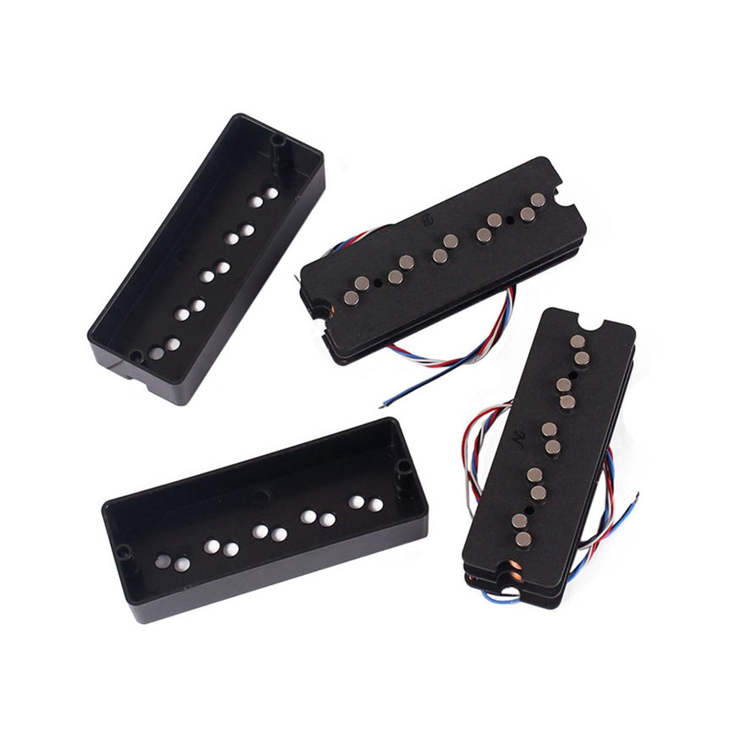 2 Pieces Prewired Bass Pickup Set 5 string, Guitar Pickup Accessory