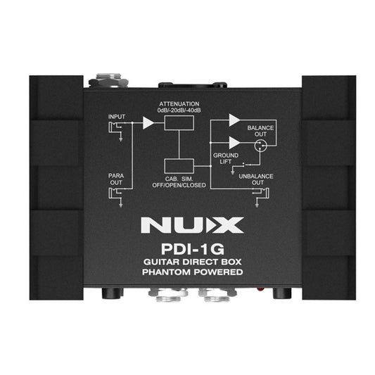 Professional Guitar Direct Box Para Out for Guitar Bass Recording Streaming