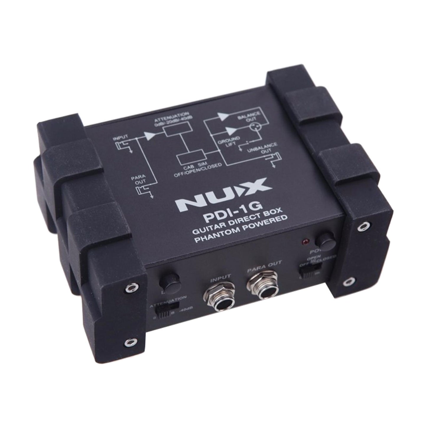 Professional Guitar Direct Box Para Out for Guitar Bass Recording Streaming