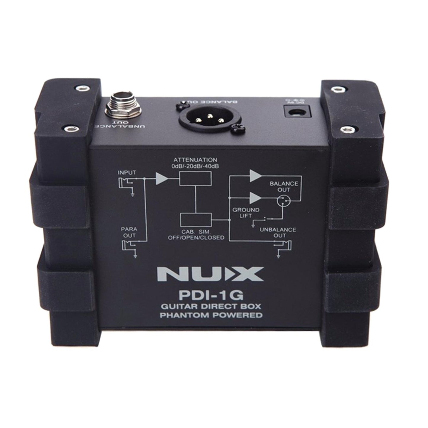 Professional Guitar Direct Box Para Out for Guitar Bass Recording Streaming