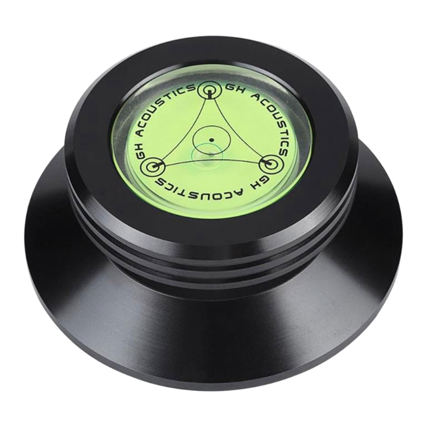 Record Clamp LP Disc Stabilizer Balance Measure Vibration for Turntable Black