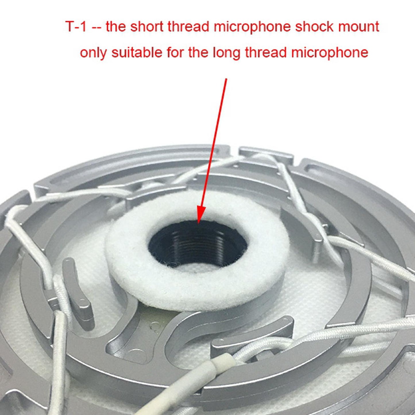 Professional Microphone Shock Mount Anti-Vibration Mic Stand Stage Chat Room T1