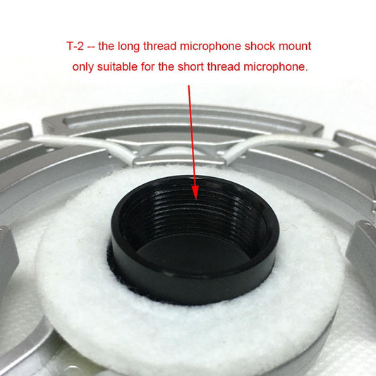 Professional Microphone Shock Mount Anti-Vibration Mic Stand Stage Chat Room T2
