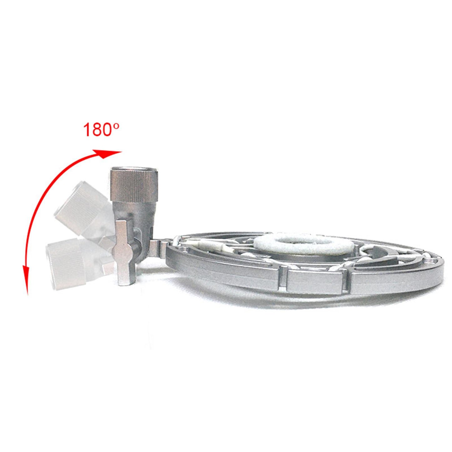 Professional Microphone Shock Mount Anti-Vibration Mic Stand Stage Chat Room T2