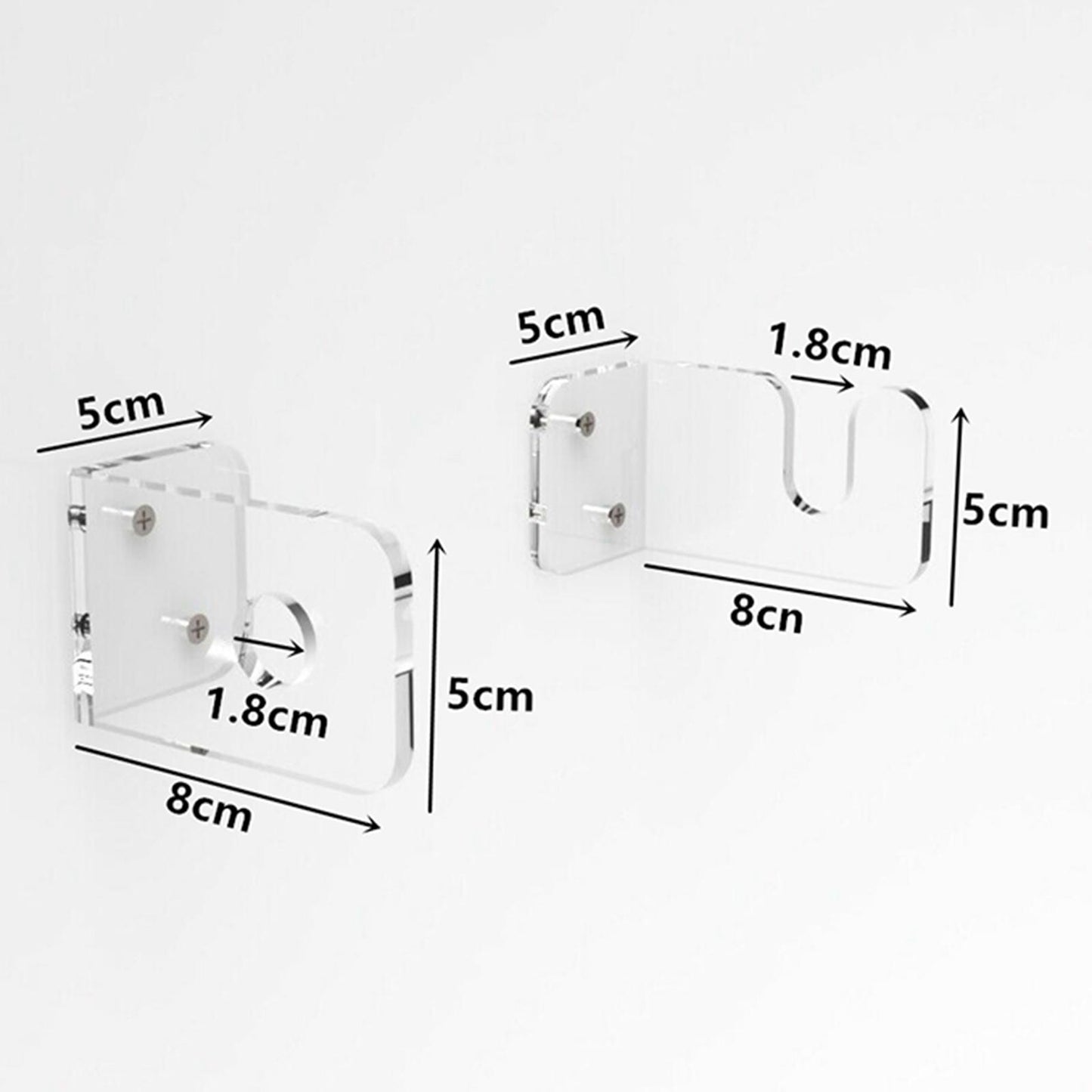 2-Pack Guitar Hanger Wall Hook Holder Stand for Electric Acoustic Guitar