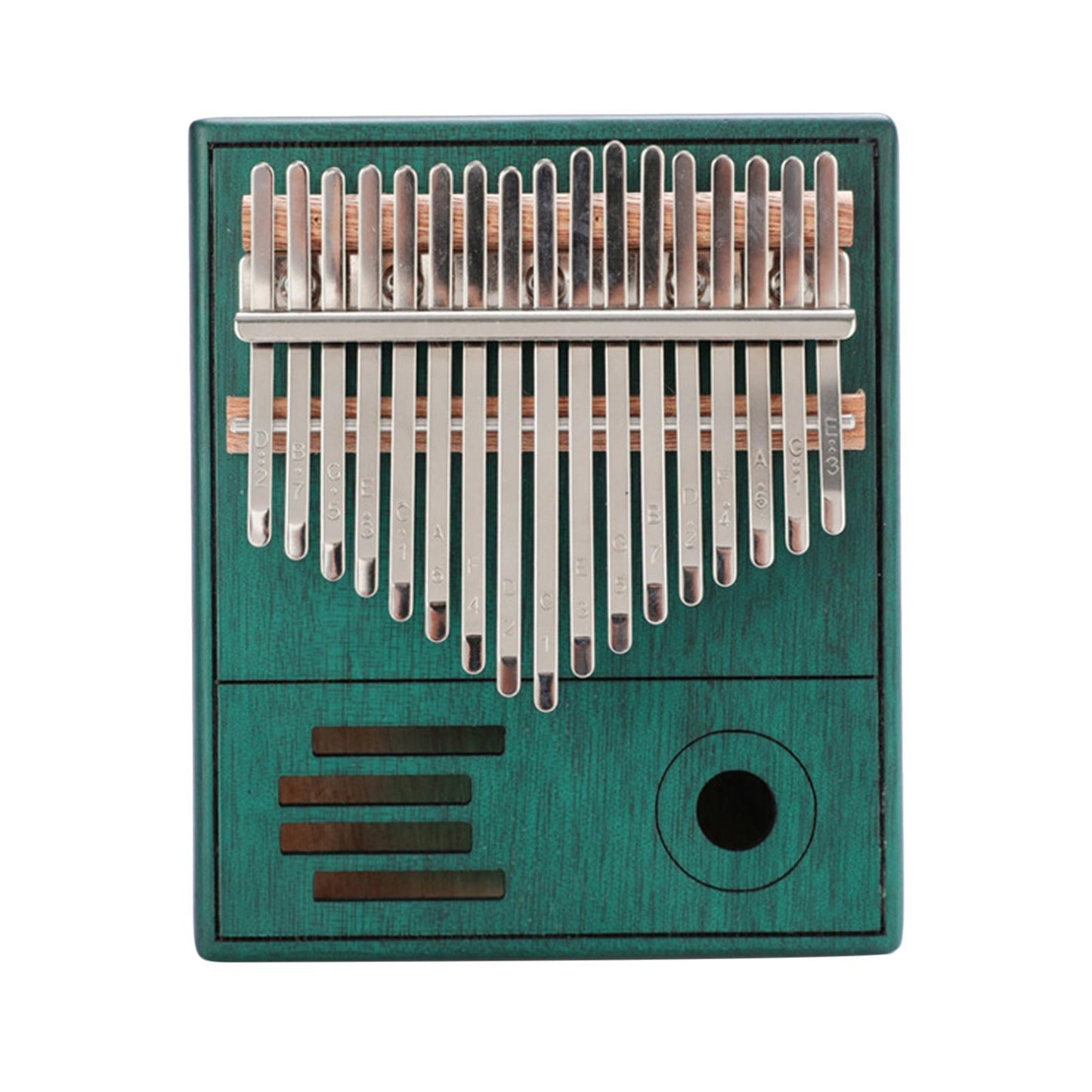 17 Keys Kalimba Thumb Piano Finger Piano Mbira Musical Instrument Gift Blue