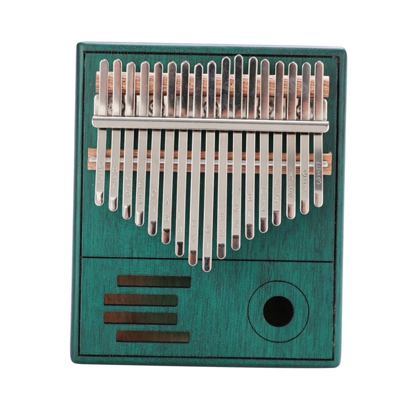 17 Keys Kalimba Thumb Piano Finger Piano Mbira Musical Instrument Gift Blue
